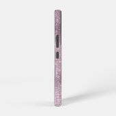 Rosa Silver Sparkle Ribbon Glam Samsung Galaxy Hülle (Rechte Seite)