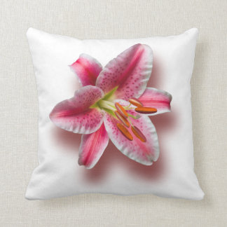 Rosa Singlestargazer-Lilie Kissen