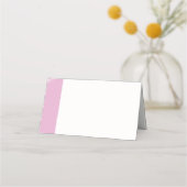 Rosa Sitzkarte, Caroline Wedding Collection Platzkarte (Rückseite)