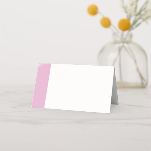 Rosa Sitzkarte, Caroline Wedding Collection Platzkarte (Rückseite)