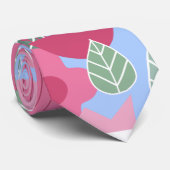 Rosa Skandinavier Frühling Krawatte (Gerollt)