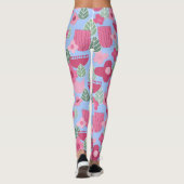Rosa Skandinavier Frühling Leggings (Rückseite)