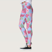 Rosa Skandinavier Frühling Leggings (Links)