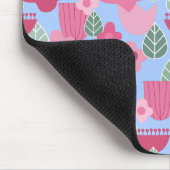 Rosa Skandinavier Frühling Mousepad (Ecke)