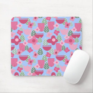 Rosa Skandinavier Frühling Mousepad