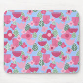 Rosa Skandinavier Frühling Mousepad (Vorne)