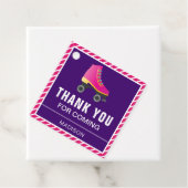 Rosa Skate Roller Skaten Geburtstagsparty Geschenkanhänger (Beispiel)