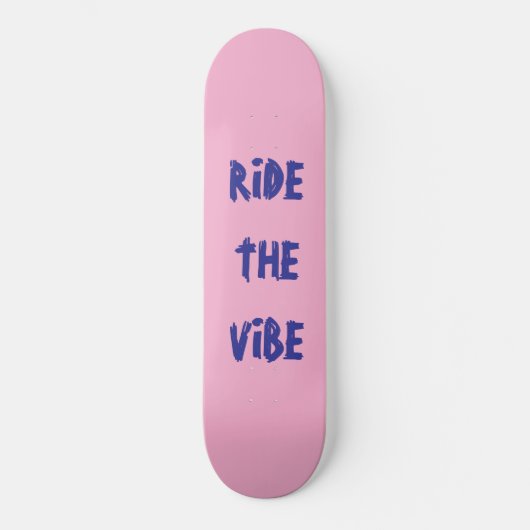 Rosa Skateboard (Vorderseite)