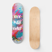 Rosa Skateboard (Vorderseite)