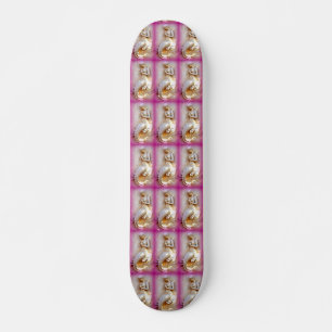 rosa Skateboard der Meerjungfrauen