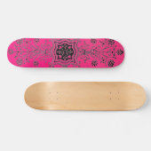 Rosa Skateboard für Formgebung (Horizontal)
