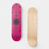 Rosa Skateboard für Formgebung (Vorderseite)