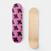 Rosa Skateboard. Skateboard (Vorderseite)