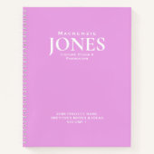 Rosa Sketch Notizblock (Vorderseite)