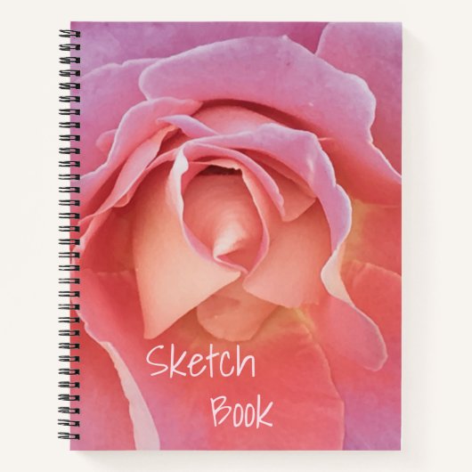 Rosa Sketch Notizblock (Vorderseite)