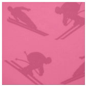 Rosa Skimuster Stoff (Muster)