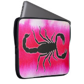Rosa Skorpio Laptopschutzhülle (Vorne Rechts)