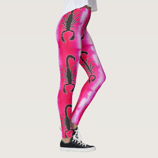 Rosa Skorpio Leggings (Rechts)