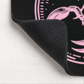 Rosa Skorpion Astrologie Zodiac Sign Skorpio Mousepad (Ecke)