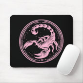 Rosa Skorpion Astrologie Zodiac Sign Skorpio Mousepad (Mit Mouse)