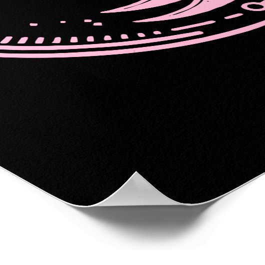 Rosa Skorpion Astrologie Zodiac Sign Skorpio Poster (Ecke)