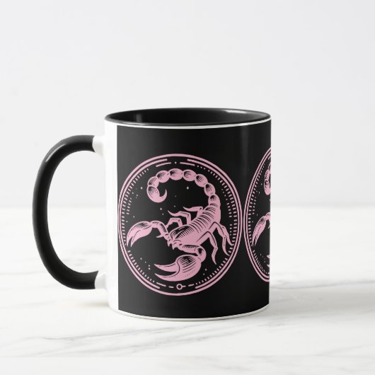 Rosa Skorpion Astrologie Zodiac Sign Skorpio Tasse (Links)