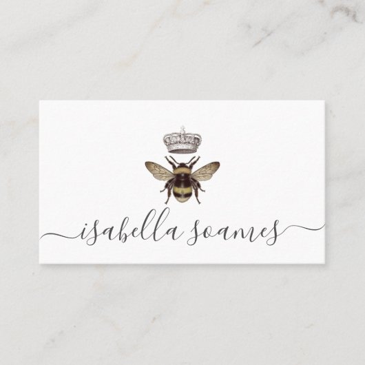 Rosa Skriptsignatur, die die Karte aufruft (Vorderseite)