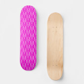 Rosa Skull-Karton-Skateboard Skateboard (Vorderseite)
