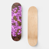 Rosa Skulls Skateboard (Vorderseite)