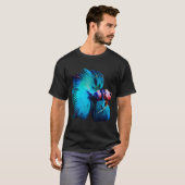 Rosa Skunk Clownfisch T-Shirt (Vorne ganz)