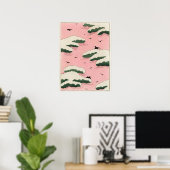 Rosa Sky Illustration von Bijutsu Sekai Poster (Heimbüro)