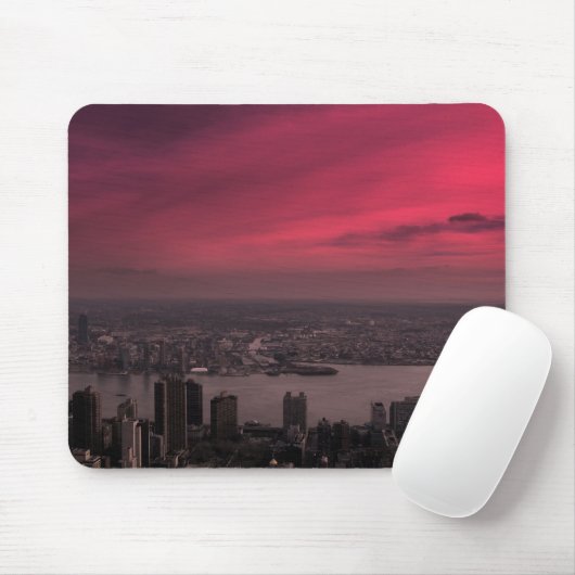 Rosa Skyline Mousepad (Mit Mouse)