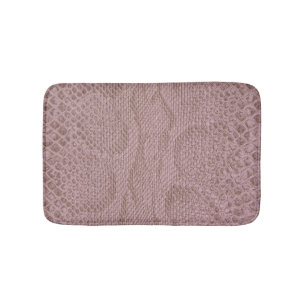 Rosa Snakeskin Badematte