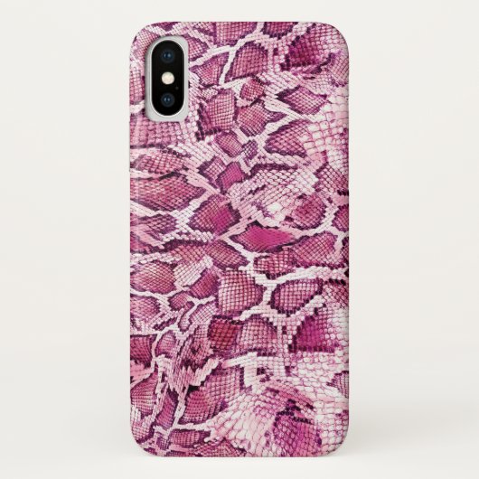 Rosa Snakeskin Case-Mate iPhone Hülle (Rückseite)