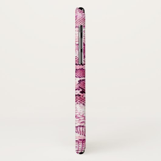 Rosa Snakeskin Case-Mate iPhone Hülle (Hinten/Links)