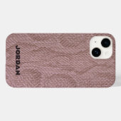 Rosa Snakeskin Case-Mate iPhone Hülle (Rückseite (Horizontal))