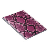 Rosa Snakeskin Notizblock (Rechte Seite)