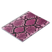 Rosa Snakeskin Notizblock (Linke Seite)