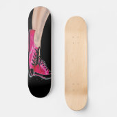 Rosa Sneakers Black Skateboard (Vorderseite)