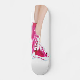 Rosa Sneakers Skateboard
