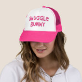 Rosa "Snuggle Bunny" Truckerkappe (Beispiel)