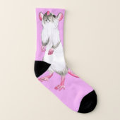 Rosa Socken aus dem Himalaya (Rechts - Außen)
