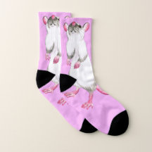 Rosa Socken aus dem Himalaya