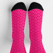 Rosa Socken mit Herz - Farben auswählen (Oben)