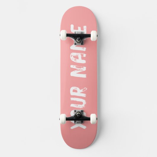 Rosa Soft Skateboard (Vorderseite)