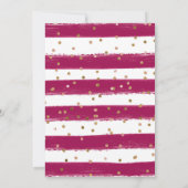 Rosa Sommer-Blume geben den Geburtstag Dankeskarte (Rückseite)