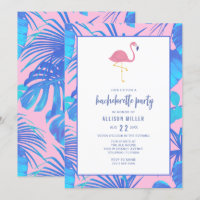 Rosa Sommer tropischer Flamingo-Junggeselinnen-Abs