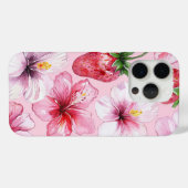 Rosa Sommer-Vibes Case-Mate iPhone Hülle (Rückseite (Horizontal))