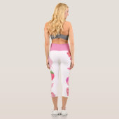 Rosa Sommergestalt Capri Leggings (Rückseite)