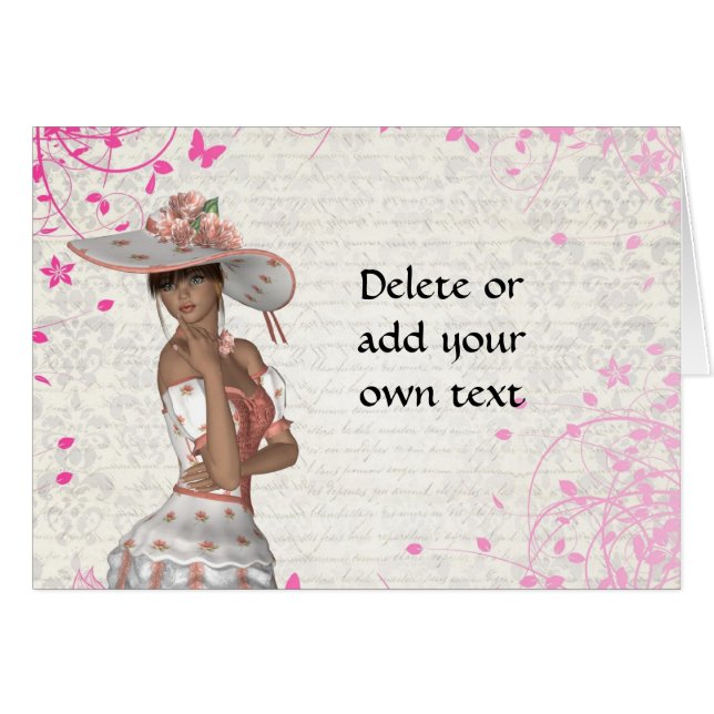 Rosa Sommermädchen (Vorderseite (Horizontal))